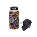Rainbow Soul Stainless Steel Water Bottle, Standard Lid