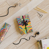 Multidimensional 100% Organic Gift Wrapping Paper Rolls, 1pc