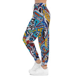 Cascading Grace Unisex Athletic Joggers (AOP)