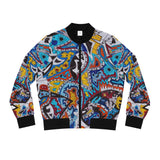 Cascading Grace Women's Bomber Jacket (AOP)