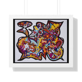 Framed Horizontal Poster Urabe Art Design - 1