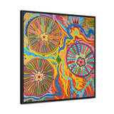 Multidimensional Gallery Canvas Wraps, Square Frame