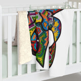 Rainbow Soul Sherpa Fleece Blanket
