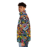 Rainbow Soul Men's Puffer Jacket (AOP)