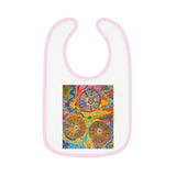 Multidimensional Baby Contrast Trim Jersey Bib