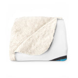 Cascading Grace Sherpa Fleece Blanket