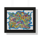 Framed Horizontal Poster Urabe Art Design - 2