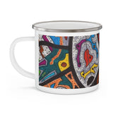 Rainbow Soul 100% Organic Enamel Camping Mug