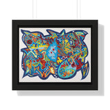 Framed Horizontal Poster Urabe Art Design - 5