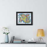Framed Horizontal Poster Urabe Art Design - 6
