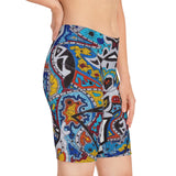 Cascading Grace Women's Bike Shorts
