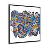 Cascading Grace Gallery Canvas Wraps, Square Frame