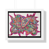 Framed Horizontal Poster Urabe Art Design - 4