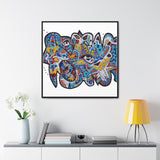 Cascading Grace Gallery Canvas Wraps, Square Frame