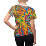 Multidimensional Women's AOP Cut & Sew Tee