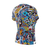 Cascading Grace Women's AOP Cut & Sew Tee