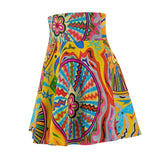 Multidimensional Women's Skater Skirt