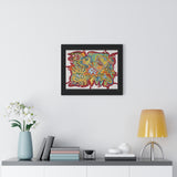 Framed Horizontal Poster Urabe Art Design - 3