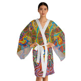 Multidimensional Long Sleeve Kimono Robe