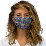 Cascading Grace Snug-Fit Polyester Face Mask