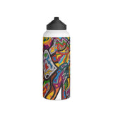 Rainbow Soul Stainless Steel Water Bottle, Standard Lid