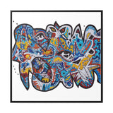 Cascading Grace Gallery Canvas Wraps, Square Frame