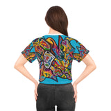 Rainbow Soul AOP Crop Tee