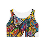 Rainbow Soul Sports Bra (AOP)