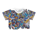 Cascading Grace AOP Crop Tee