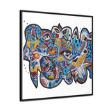 Cascading Grace Gallery Canvas Wraps, Square Frame