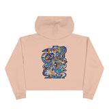 Cascading Grace Crop Hoodie