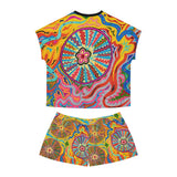 Multidimensional Women's Short Pajama Set (AOP)