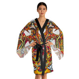 Spirit Dance Long Sleeve Kimono Robe