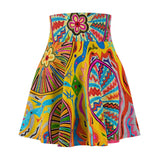 Multidimensional Women's Skater Skirt