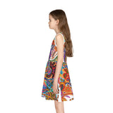Freedom Girls' Sleeveless Sundress (AOP)