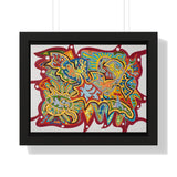 Framed Horizontal Poster Urabe Art Design - 3