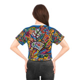Rainbow Soul AOP Crop Tee