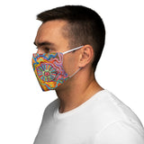 Multidimensional Snug-Fit Polyester Face Mask
