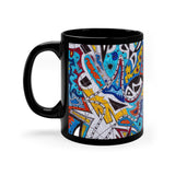 Cascading Grace 11oz Black Mug