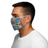 Cascading Grace Snug-Fit Polyester Face Mask