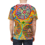 Multidimensional Men's AOP Cut & Sew Tee