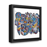 Cascading Grace Gallery Canvas Wraps, Square Frame