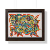 Framed Horizontal Poster Urabe Art Design - 8