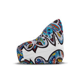 Cascading Grace Bean Bag Chair Cover