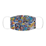 Cascading Grace Snug-Fit Polyester Face Mask