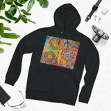Multidimensional 100% Organic Unisex Cruiser Hoodie
