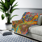 Multidimensional Velveteen Plush Blanket