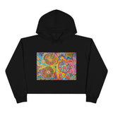 Multidimensional Crop Hoodie