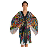 Rainbow Soul Long Sleeve Kimono Robe