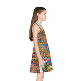 Freedom Girls' Sleeveless Sundress (AOP)